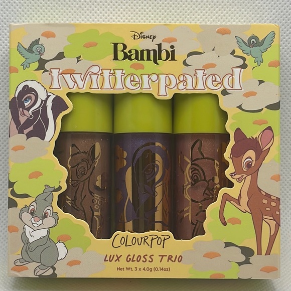 Disney Other - ColourPop X Disney - Bambi Twitterpated Lux Gloss Tro - Bambi, Flower, Thumper